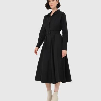 Forcast Mazie Cotton Shirt Dress
