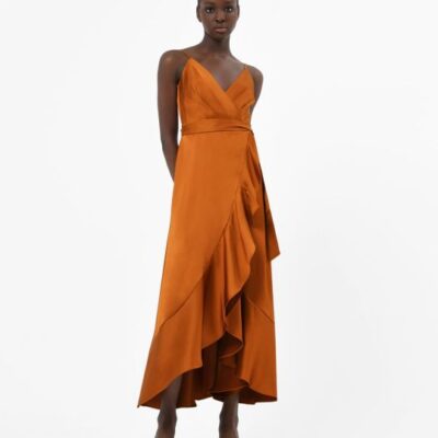 Forcast Sirocco Ruffles Strappy Dress