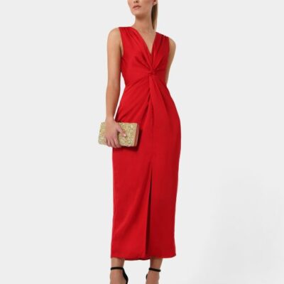 Forcast Mimi Front Twist Dress
