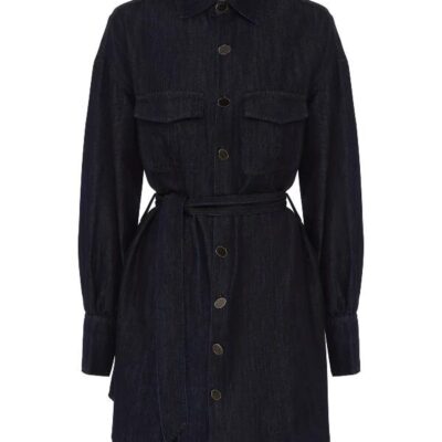 MOS The Label Ana Denim Shirt Mini Dress
