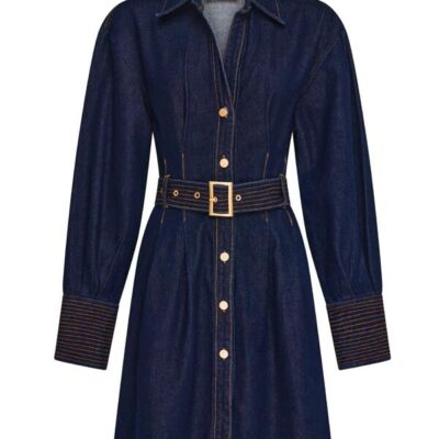 MOS The Label Sia Denim Mini Dress
