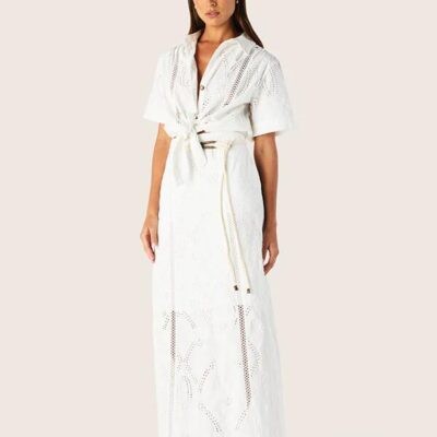 MOS The Label Alicia Tie Front Shirt