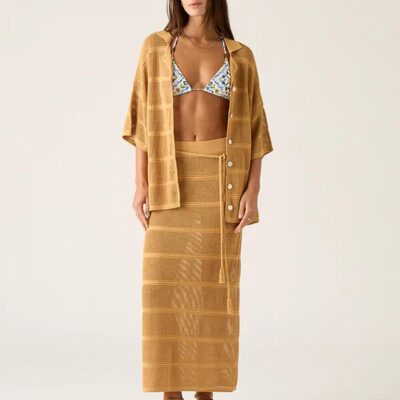 MOS The Label Carmen Knit Midi Skirt