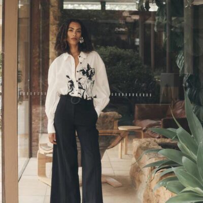 MOS The Label Lis Wide Leg Pants