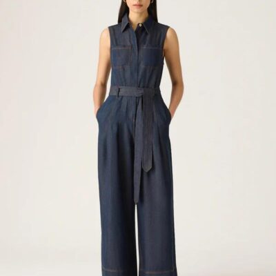 MOS The Label Cleo Denim Jumpsuit