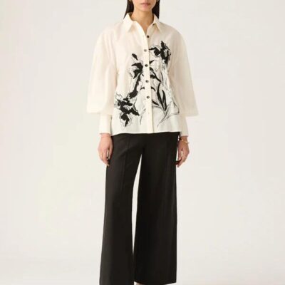 MOS The Label Lis Embroidery Blouse