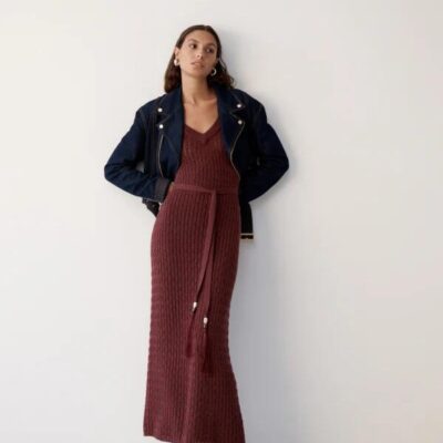 MOS The Label Sia Denim Biker Jacket