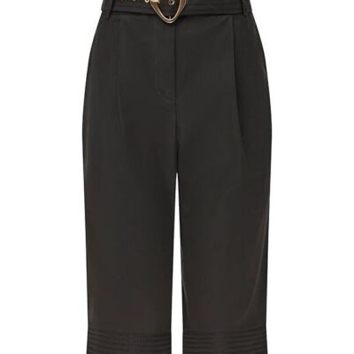 MOS The Label Mila Capri Pants Black | MOS The Label