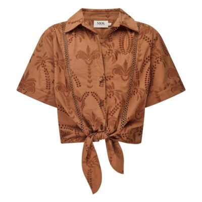 MOS The Label Alicia Tie Front Shirt | MOS The Label