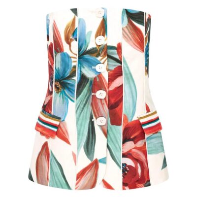 MOS The Label Fiorina Print Bustier | MOS The Label