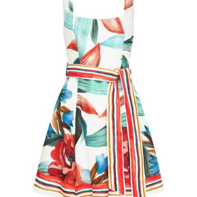 MOS The Label Fiorina Print Mini Dress | MOS The Label