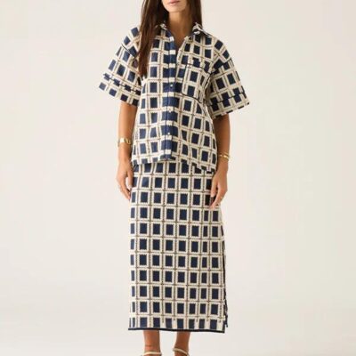 MOS The Label Lara Crochet Shirt